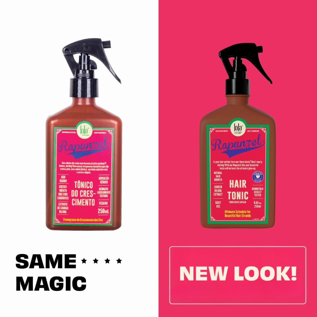 Lola From Rio – Rapunzel Hair Tonic Spray for Women – Hair Strengthening Treatment – Thickening Spray for Fine Hair – Supports Fuller, Healthier-Looking Hair – 8.45 fl oz
