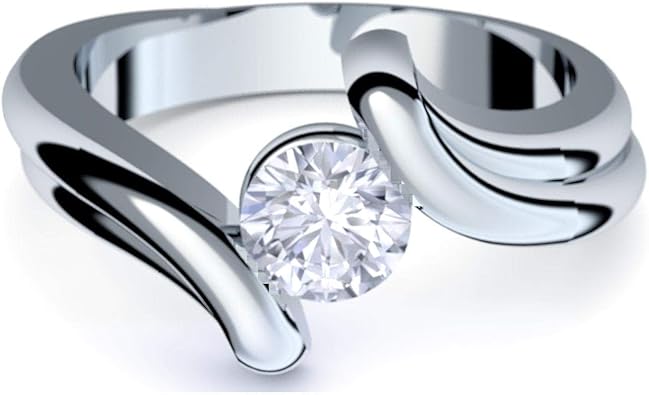 Weissgold Ring Zirkonia 585 Inkl Luxusetui Zirkonia Ring Weissgold Zirkoniaring Weissgold Weissgold 585 Swing Amoonic Schmuck Grosse 50 15 9 Am36 Wg585zifa50 Amazon De Schmuck
