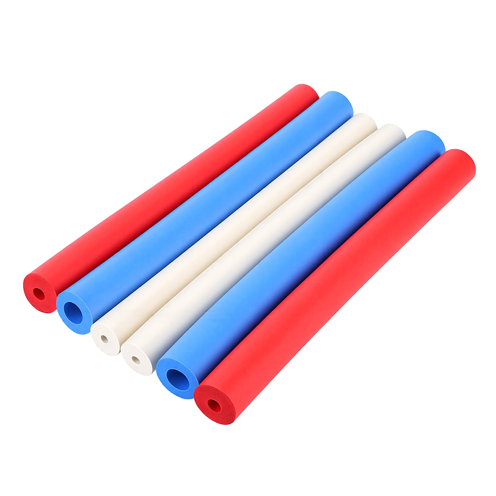 6Pcs Foam Grip Tubing, Adaptive Utensil Handle Grips, Non-Slip Soft Foam Sleeves for Toothbrush Pens Cutlery, Aids for Elderly Disabled Arthritis