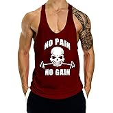 GymLeader Men's Sleeveless Fitness Vest Workout Muscle Shirts Gym Bodybuilding Stringer Tank Tops