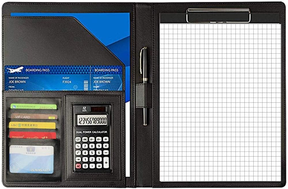 Folder A4 Clipboard Folder Conference Folder for Legal Pad, Faux