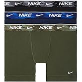 Nike mens Essential Cotton Stretch W/Fly Boxer Brief Underwear (3-pack)
