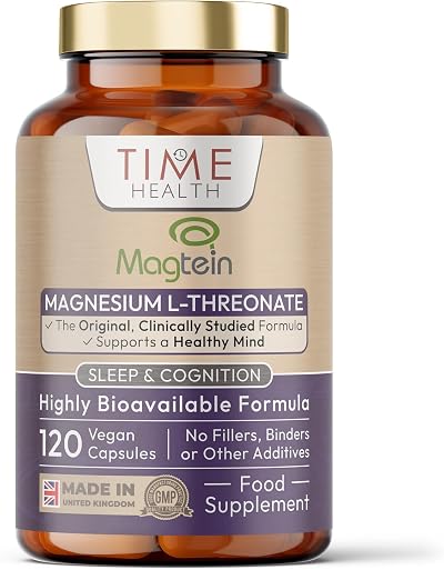Time Health Magtein Magnesium Threonate 2100mg 120 Capsules UK Made