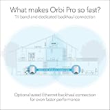 NETGEAR Orbi Pro SRK60 RBK853 Mesh WiFi System AC3000 4000 sq ft 25 Devices view 4