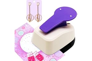 Earring Hole Punch | Hole Embossing Puncher Tool | Handcrafting Perforator,for Jewelry Office Business School Classroom Scrap