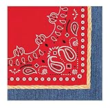 Creative Converting 667492 Napkins Tableware items, One Size, Red