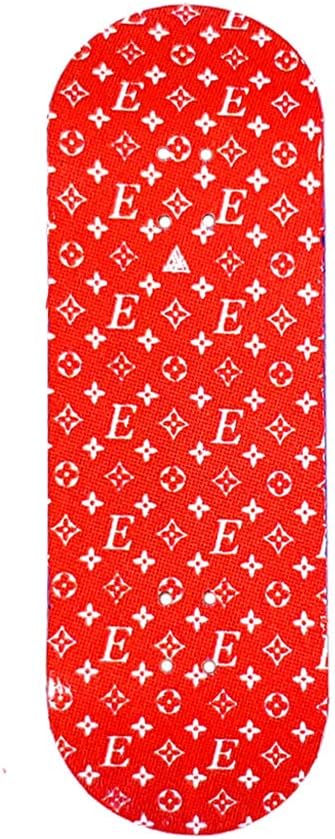 Exodus Monogram Fingerboard Deck (Red/White, 32mm)