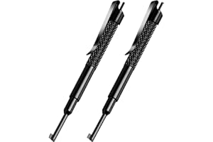 JOTOVO Pocket Handcuff Key 5" Extra Long Cuff Key Strong Polymer Finish, Police Cuff Key with Clip Compatible with Most Hand Cuffs- 2 Pack