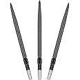 TARGET Darts Swiss Point SLK Luke Littler Dart Points (3 Pack Set of Tips) 35MM/42MM – Gold/Silver/Black | Rough Textured Dart Points, Replacement Steel Dart Tips, Professional Dart Accessories