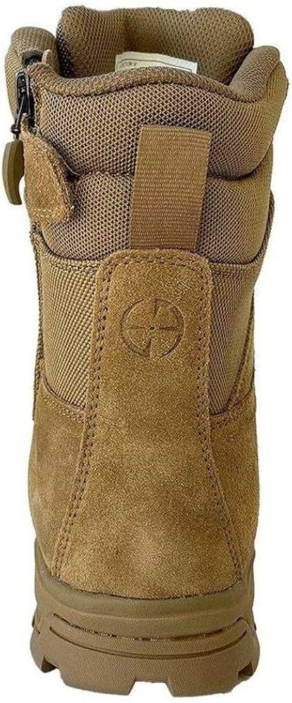 LA Police Gear Sector Coyote 8” Side-Zip Duty Boot: Shoes