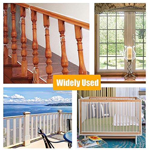 Child Proofing Banister Guard Net, Durable Baby Proofing Stairs Rail