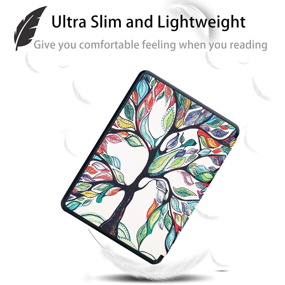 SCSVPN Case for 6'' Kindle Paperwhite 10th Generation - 2018 Release[Model No.: PQ94WIF] with Hand Strap & Auto Sleep/Wake, Slim PU Leather Protective Covers ONLY Fit Kindle Paperwhite 2018 E-Reader