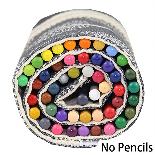 image for HzFluo.Codelo Hz.Codelo Canvas 72 Colored Pencils Wrap, Travel Pencil 