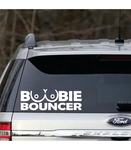 BOOBIE BOUNCER 2x6 Funny Vinyl Car Window Bumper Sticker Decal - Foto 9