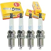 4 pc NGK Standard Spark Plugs for Toyota Camry 2.2L 2.4L L4 1992-2011 | Dependable nickel electrodes for cars, marine, and small engines. 20,000-30,000 mile reliable ignition.
