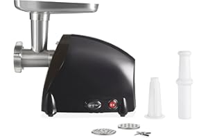 Weston Electric Meat Grinder & Sausage Stuffer, Num. 5 500 Watt, 5/8 HP Motor, Grinds 2 lbs Per Minute, Includes Stainless St