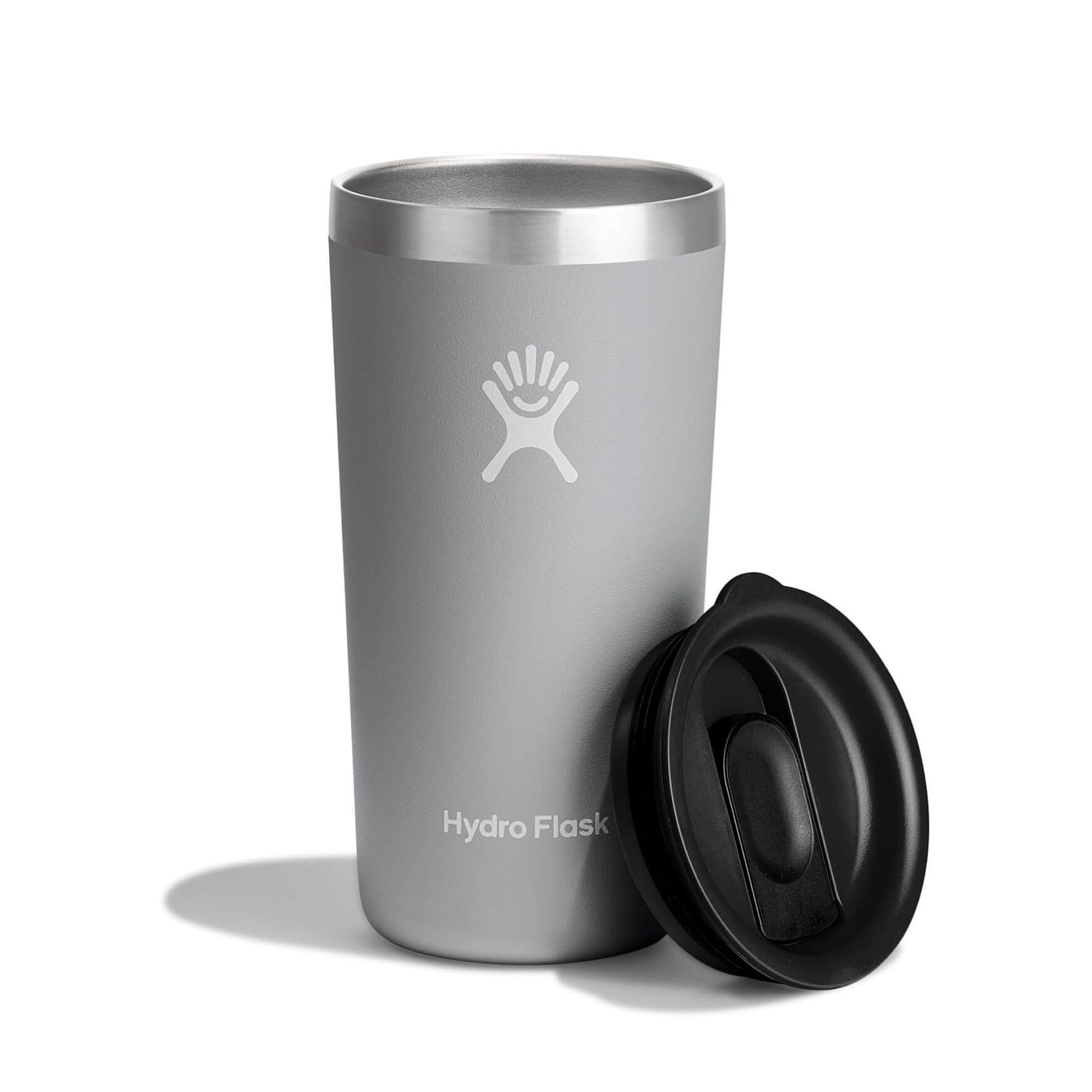Hydro Flask - All Around Tumbler 355 ml (12 oz) with Closable Spill Proof Press-In Lid - Stainless Steel Double Wall Vacuum Insulated - Birch