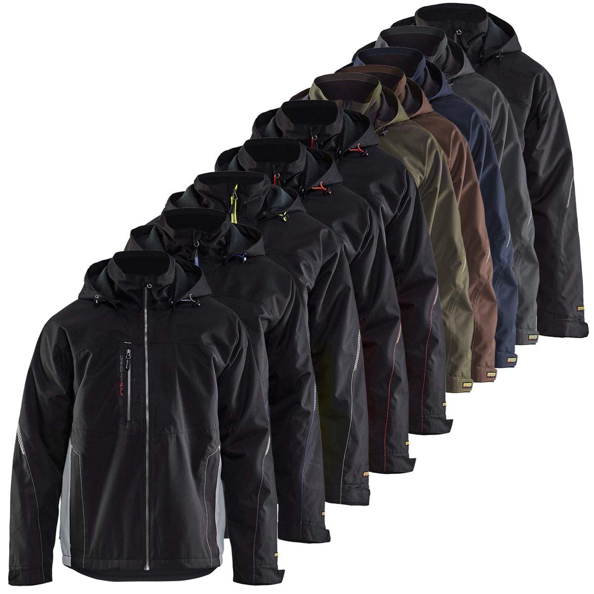 Blakläder 479019779900S Shell Jacket, Black, Small