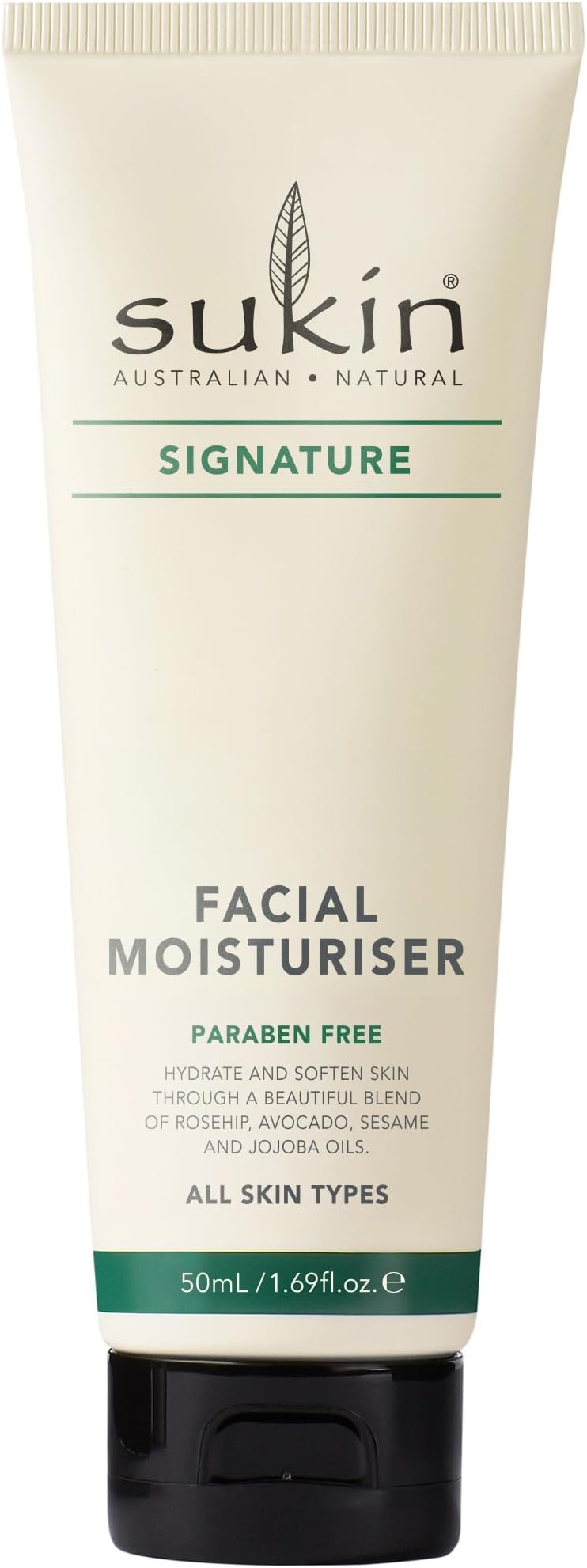 Sukin Mini Facial Moisturiser 50ml Hydrating Gentle Skincare Natural Ingredients