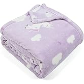 VigorSpring Unicorn Blanket for Girls - 50x60 Inches,Soft Cozy Kids Throw Blanket for Sofa Couch Bed,Cute Unicorn Gifts for Girls Kids Toddler Christmas Birthday Gift Decoration