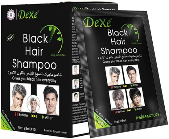 Amazon Com Ikevan 5pcs Black Hair Shampoo White Hair Into Black