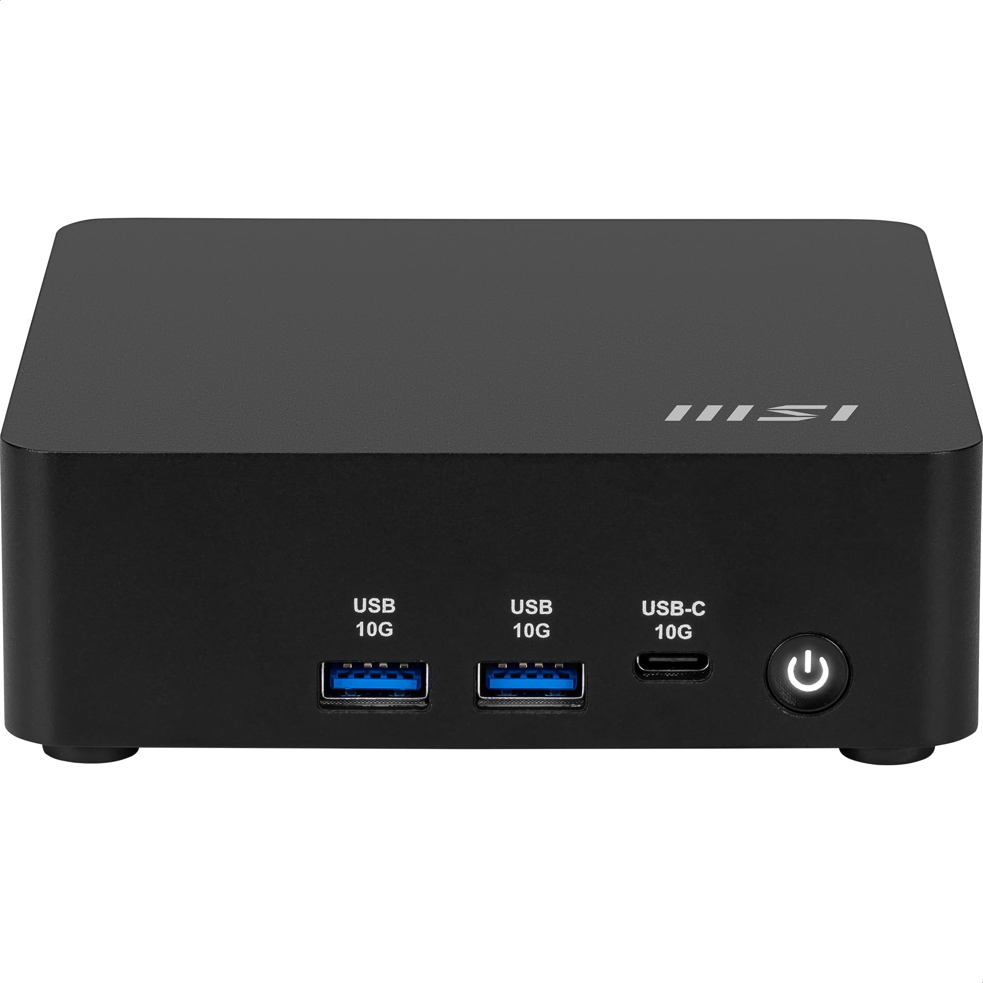 MSI Cubi NUC AI 1UMG-023DE– Intel® Core™ Ultra 5 125H CPU, 8 GB DDR5, 256 GB M.2 SSD, USB 10 Gbit/s Typ C und A, Thunderbolt™ 4 und HDMI™ 2.1, Wi-Fi 6E, Bluetooth 5.3 – Schwarz, Windows 11 Pro