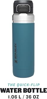 Stanley 1913 Quick Flip Stainless Water Bottle 1.06L Lagoon view 5