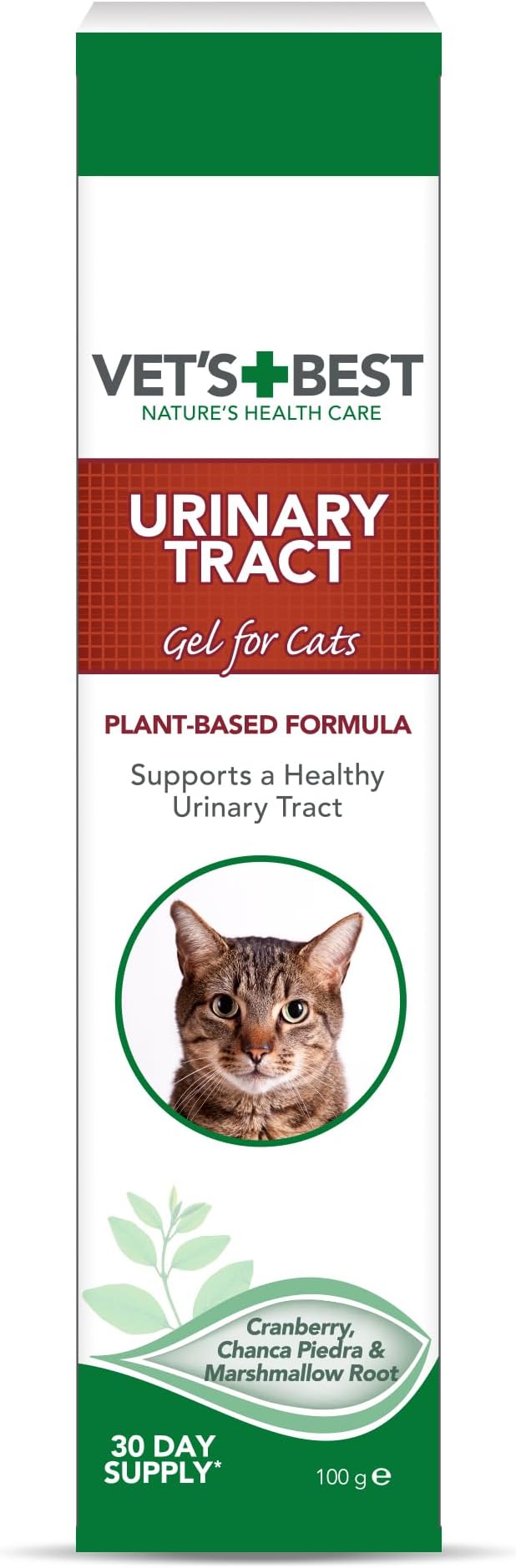 Vet's Best Feline Urinary Tract Support Gel 100 g Cat Supplement
