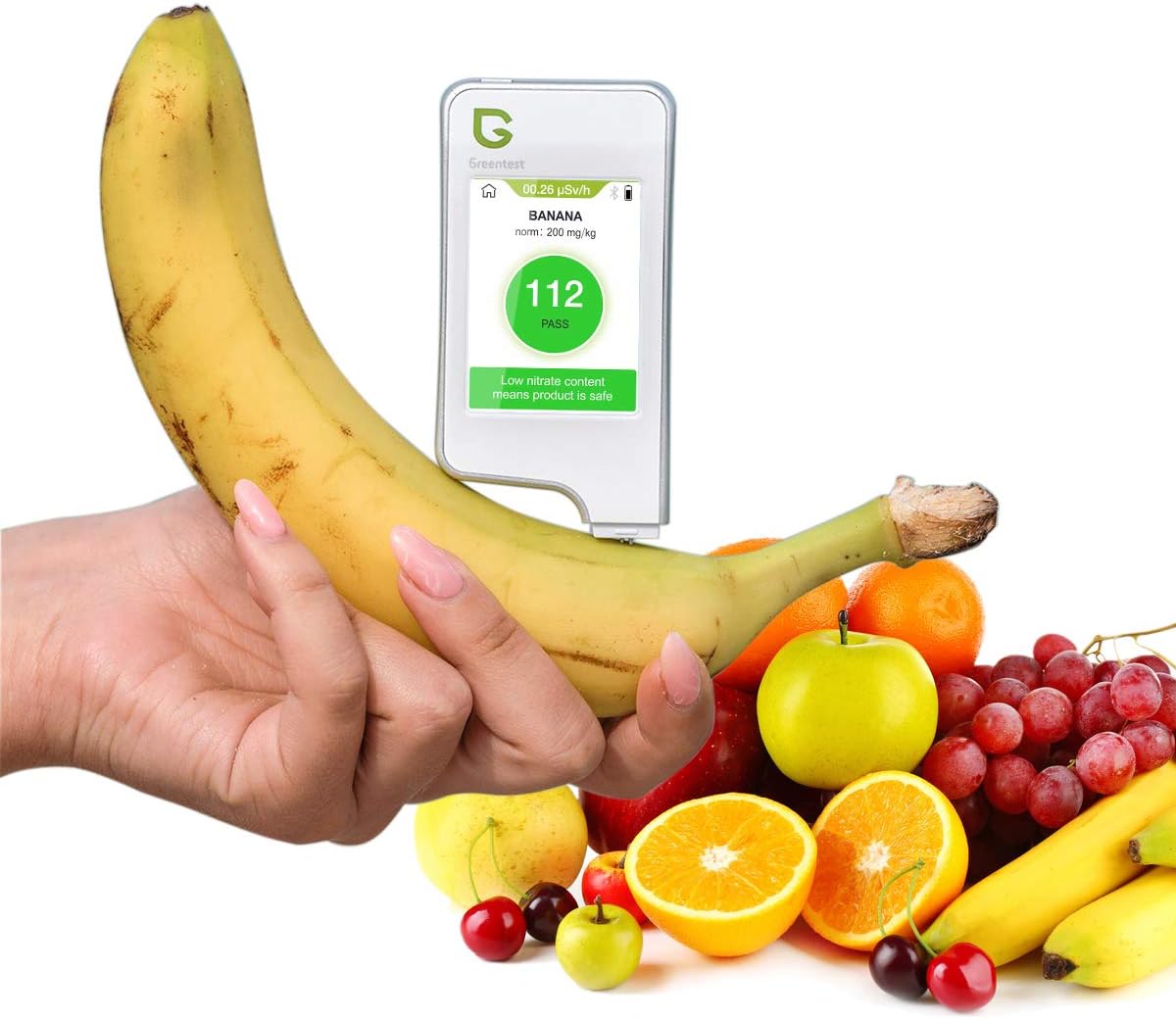 GF2 Nitrate Tester for Fish Fruit Vegetable Meat Instant Read Digital Food Detector Nitrat Meter for Home Health - Image 4