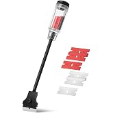 Bates- Long Reach Extension Scraper, 11-Inch Razor Scraper Tool | With Extra 3 Double Edged Plastic &amp; 3 Metal Blades Long Handle Window Scraper for Paint Removal Glass Cleaning &amp; Surface Work