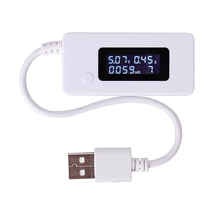YOTINO USB Multimeter Digitale Amperemeter Digitale Voltmeters Tester Detektor für Spannung / Strom / geladene Kapazität