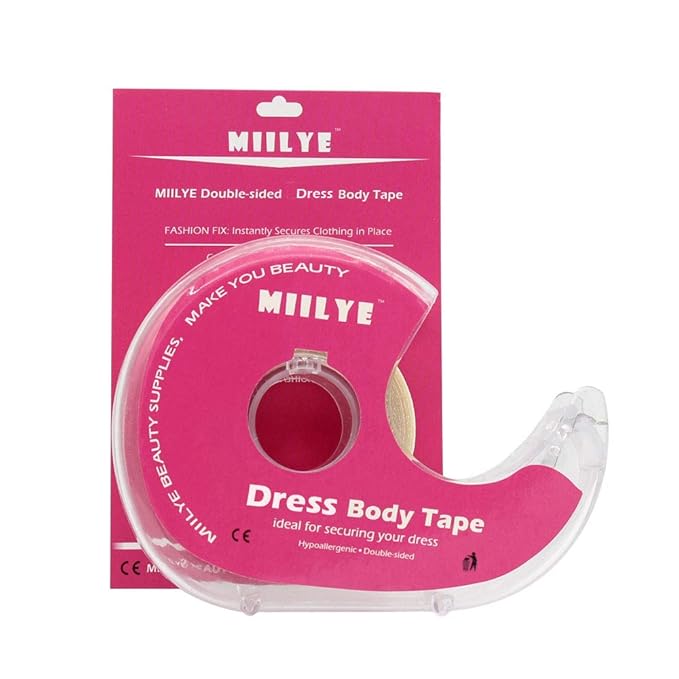 MIILYE Dress Body Tape, DoubleSided Skin and Clothes