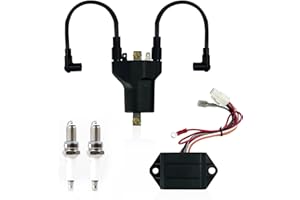 AYIDDUE Igniton CDI Box Ignition Coil Spark Plugs For EZGO EZGO Golf Cart 4 Cycle Gas 1996-1998 72562-G01 26652-G01