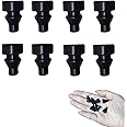 Holiket Replaceable Rubber Feet for Slow Cooker, Prevent Scratches and Marks, Slow Cookers Insert Accessories, Black (8 Packs)