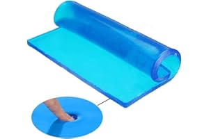 LisylineAuto Motorcycle Seat Gel Pad Seat Cushion Shock Absorption Mats Reduce Fatigue Comfortable Soft Gel Pad Cool DIY Seat Pad Motorcycle Seat Foam Car Office Chair Seat Cushion (25 x 22 x 1cm)