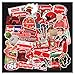 Sticker Decals(127pcs),Sanmatic Laptop Vinyl Stickers for Waterbottle,Car,Snowboard,Luggage,Motorcycle,iPhone,MacBook,Wall,DIY Party Supplie Patches Decal …