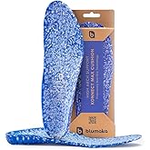 Blumaka Nonslip Athletic Insoles – High Cushion & Stability Sport Inserts – 93% of Pro Athletes Perform Better – Flat Feet & Plantar Fasciitis (High Arch Support, Men’s 9-9.5 | Women’s 10-10.5)