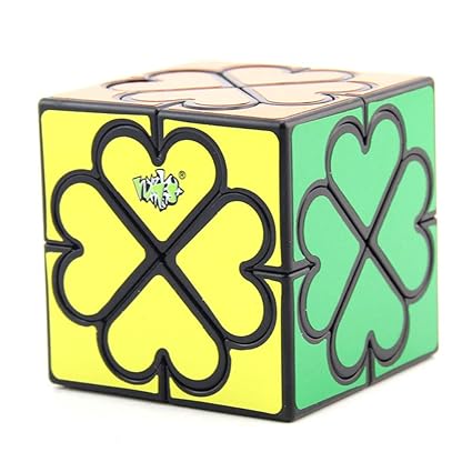 Alician 5.7CM Diagonal Turning Loving Heart Pattern Magic Cube Stress Reliever for Student