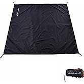 Clostnature Heavy Duty Tent Footprint Floor Saver, Camping Tarp | 210T Polyester, Waterproof, Ultralight, Multifunctional Compact Ground Sheet Mat for Hiking, Backpacking, Hammock, Beach