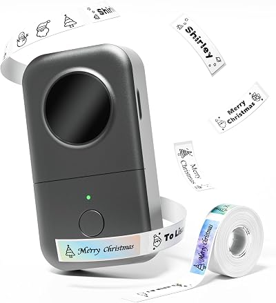 Phomemo D30 Bluetooth Label Maker Portable Inkless Thermal Printer