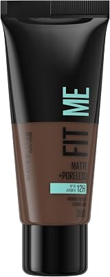 Maybelline Fit Me Foundation Matte Poreless Shade 380 Rich Espresso 30ml