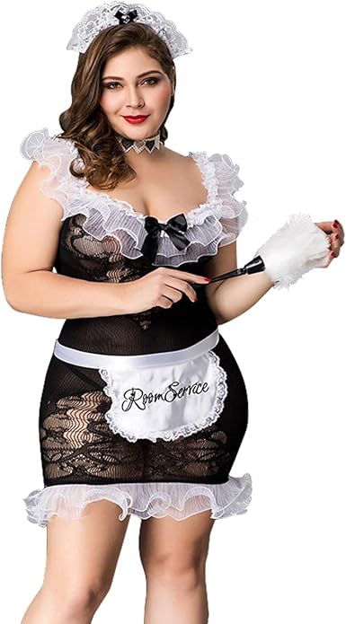 plus size french maid costume amazon