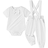 SANMIO Newborn Infant Baby Boy Clothes Summer Short Sleeve Romper and Pants Outfits Set 0 3 6 12 18 Months