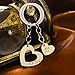 2PCs/Set Big Sis Little Sis Heart Charm Keychain Set Gifts For Sisters