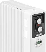 Dimplex ECR20Tie 2kW Eco Portable Radiator White/Light Grey view 6
