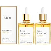 Gouda Silk Body Oil for Women, Perfume Oil, Visibly Firming, Deeply Anti Aging Moisturizing, Instantly Improve Elasticity, Non-greasy Hydration (2Pcs)