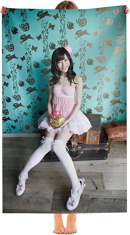 Amazon 新21 渡辺 麻友 わたなべ まゆ Watanabe Mayu Mayuyu まゆゆパーソナライズされたカスタムプリントの速乾性バスタオル100 ポリエステル マイクロファイバー は 水分を瞬時に吸収でき 柔らかく 速乾性があり 厚みがあり 抗菌性のある大規模なホーム