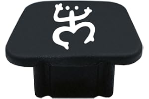 OMLKIBO 2 Inch Puerto Rico Coqui Frog Trailer Hitch Tube Cover Plug Cap, Tow Hitch Receiver Tube Hitch Rubber Plug Cover fits 2 Inch Trailer Hitch Receiver. (Puerto Rico Coqui Frog C)