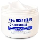 QQWIAX 40% Urea Cream – Foot, Hand & Heel Cream for Dry, Cracked Skin, Callus & Rough Elbows – Intensive Moisturizing Lotion for Feet, Hands & Knees – 6oz