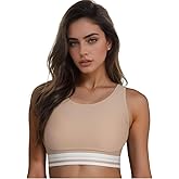 JANESTER Chest Binder Bra,Binder Trans FTM,Seamless Adjustable Sport Swim Binder Transgender for Large Breast J29